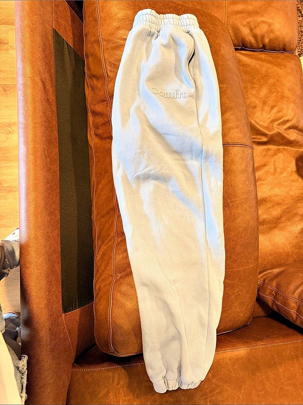 Comfrt Signature Sweatpants Joggers light blue Large - Picture 5 of 6